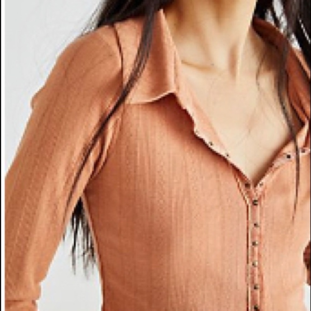 Free People, ribbed knit cropped cardi, L, NWOT, perfect condition